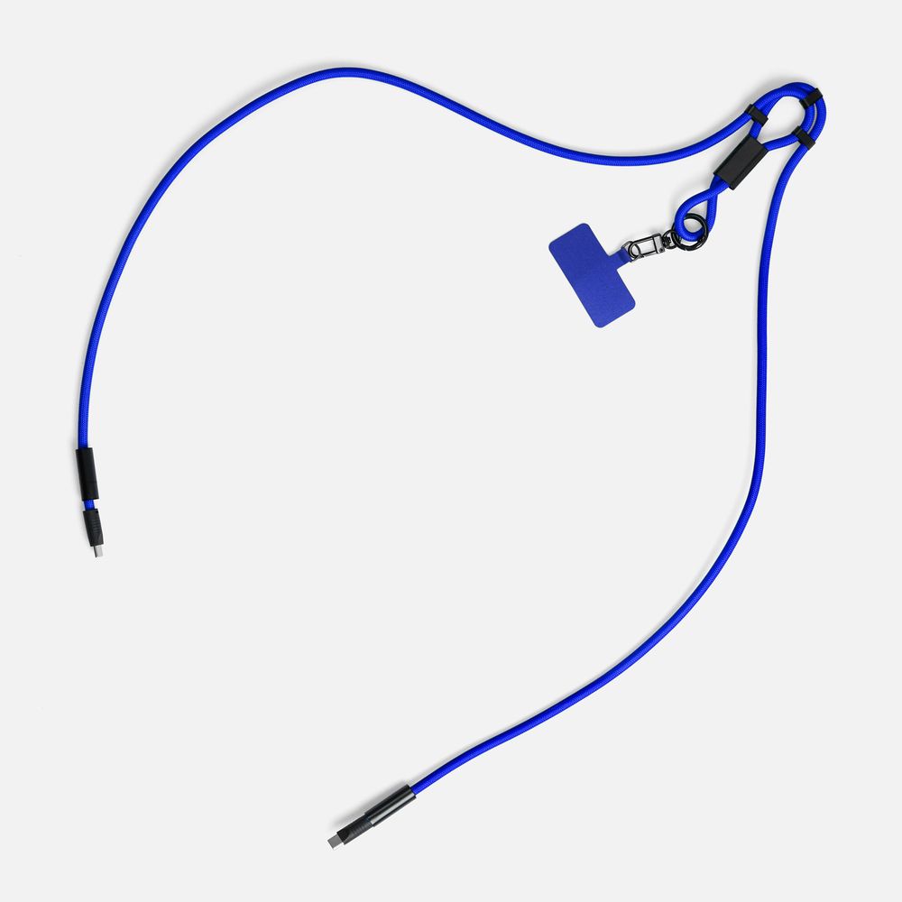 Кабель-ланьярд energyFlex Power Delivery 60 Вт, темно-синий / Миниатюра WWW (1000)