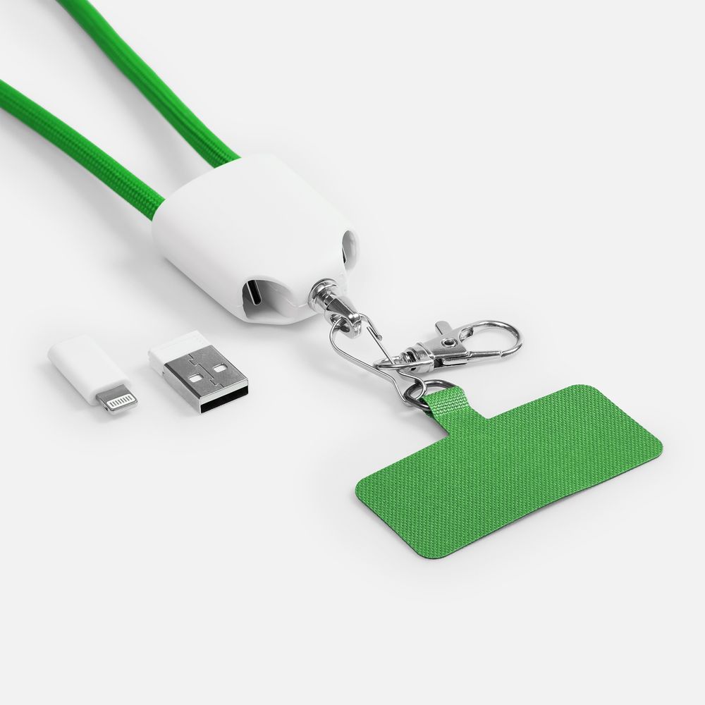Кабель-ланьярд energyFlex Pro, зеленый / Миниатюра WWW (1000)