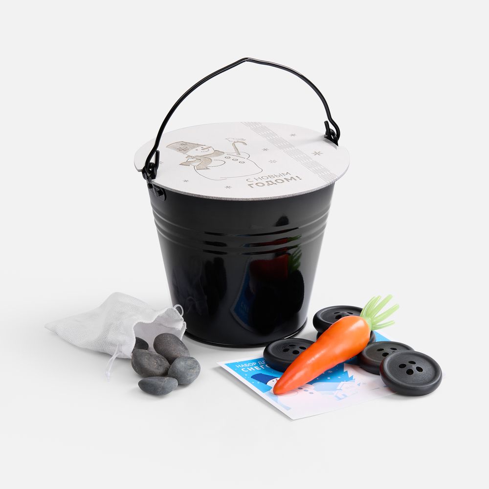 Набор для лепки снеговика «Все по-взрослому», без шарфа / Миниатюра WWW (1000)