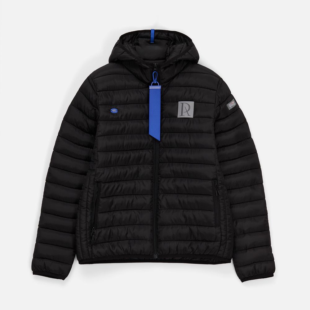 Куртка с капюшоном женская Stream Women, черная / Миниатюра нанесения (1000)