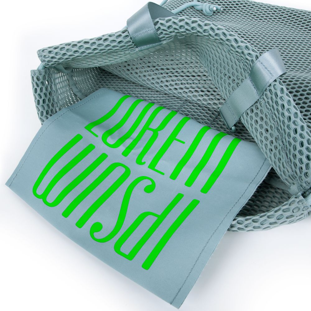 Рюкзак-мешок Verkko, темно-синий / Миниатюра нанесения (1000)