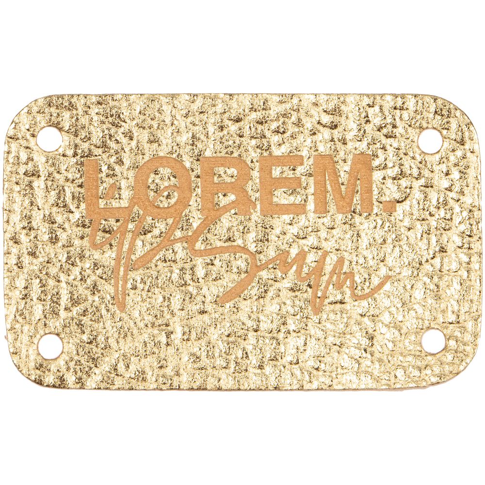 Лейбл Corolla Metal, S, золотой / Миниатюра WWW (1000)