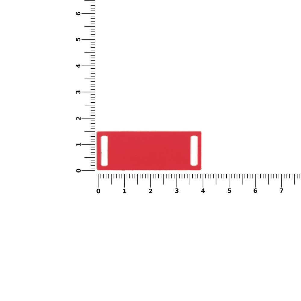 Шильдик металлический Kova, красный / Миниатюра WWW (1000)