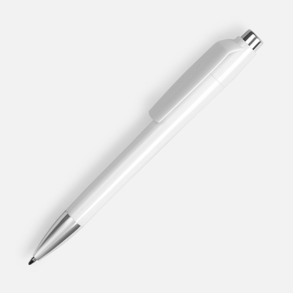 Ручка шариковая Klippa, белая / Миниатюра WWW (1000)