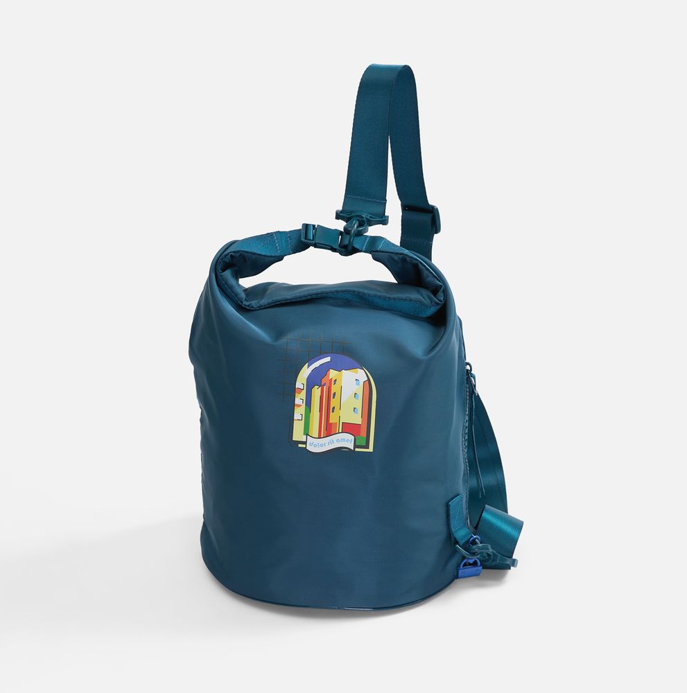 Спортивная сумка-мешок Verkko, темно-синяя / Миниатюра нанесения (1000)