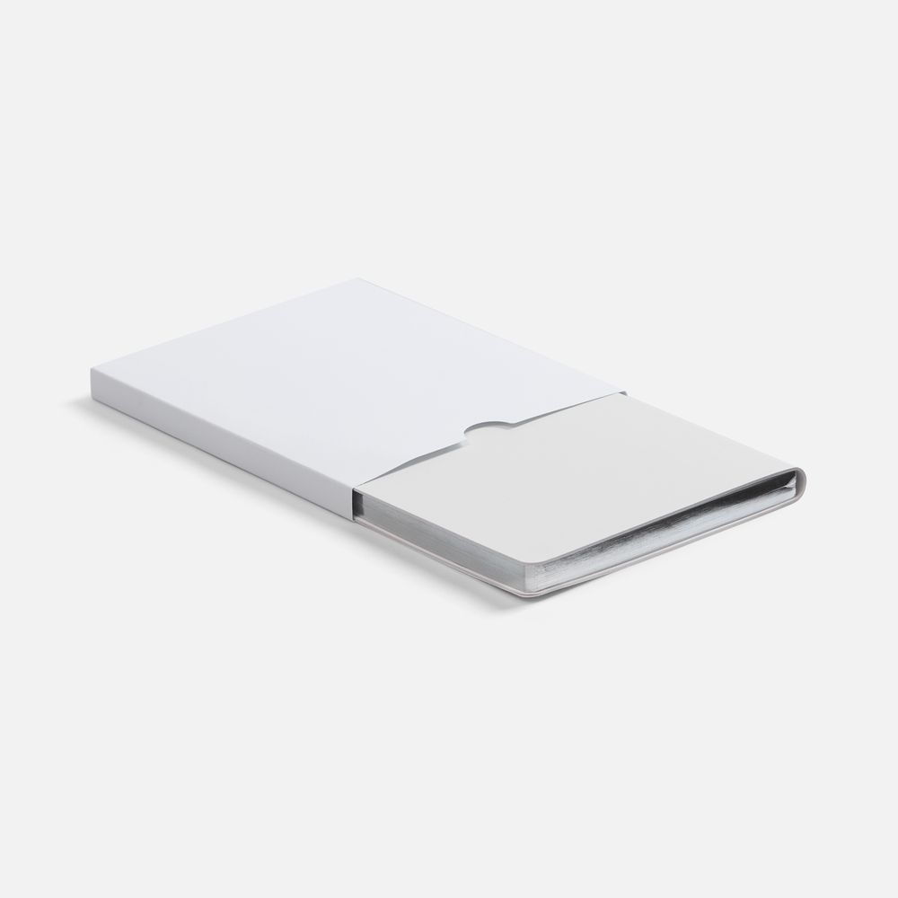 Набор «Планы на счастье», белый с серебристым / Миниатюра WWW (1000)