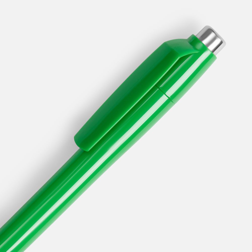 Ручка шариковая Klippa, зеленая / Миниатюра WWW (1000)