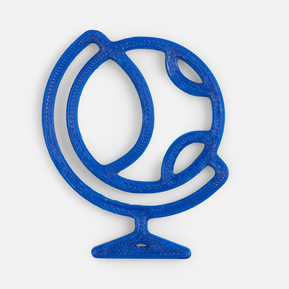 Подвеска Industry, 3D-печать на заказ, глобус / Миниатюра WWW (1000)