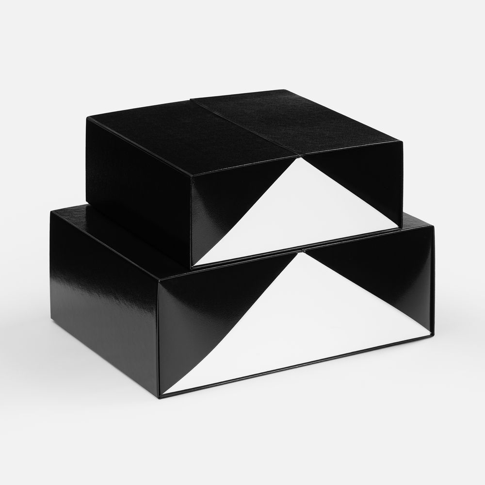 Коробка складная Foldream, M, черная / Миниатюра WWW (1000)