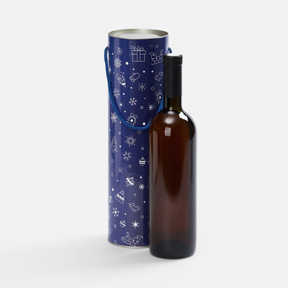 Тубус для бутылки Snowlace, синий / Миниатюра WWW (1000)