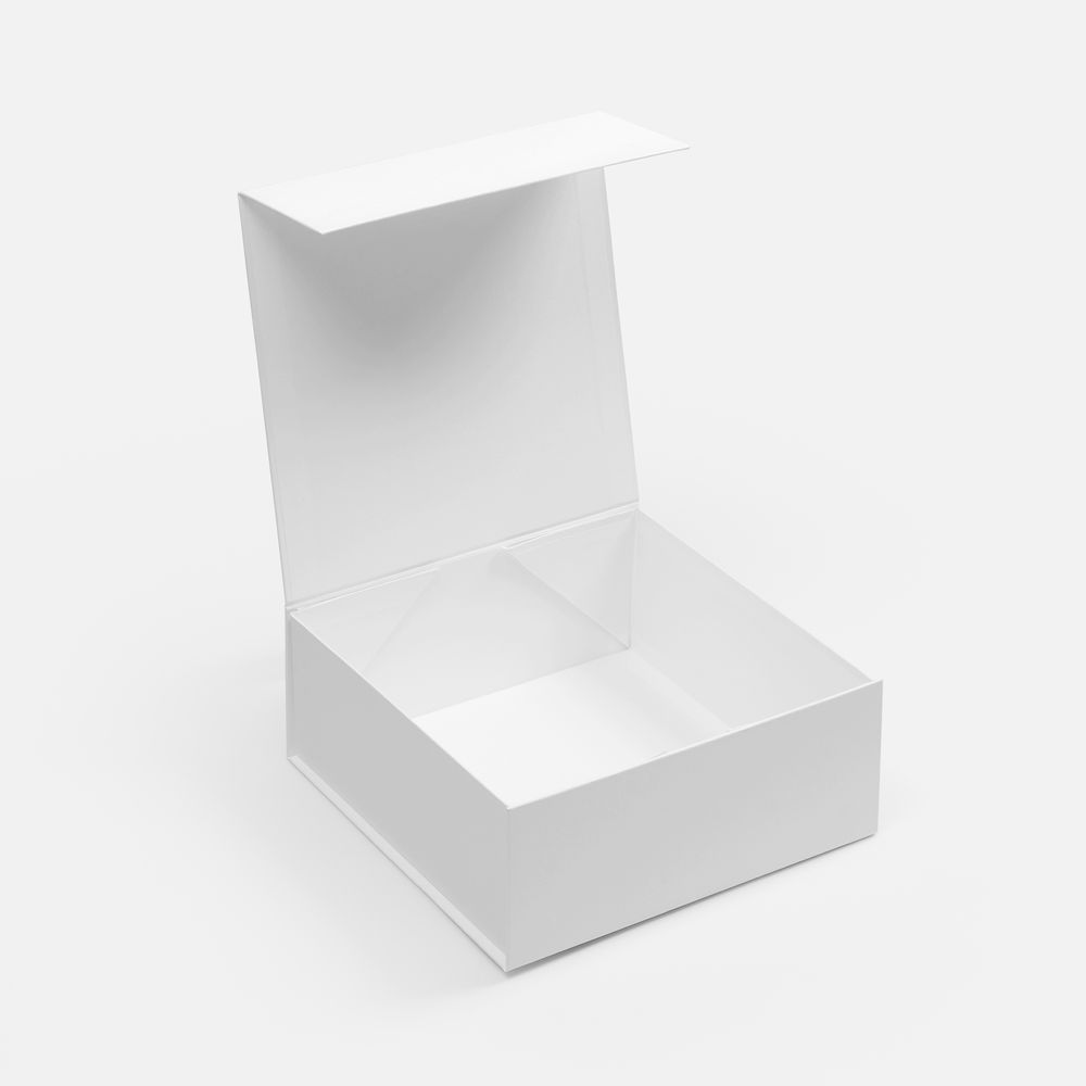 Коробка складная Quadra Fold, белая / Миниатюра WWW (1000)