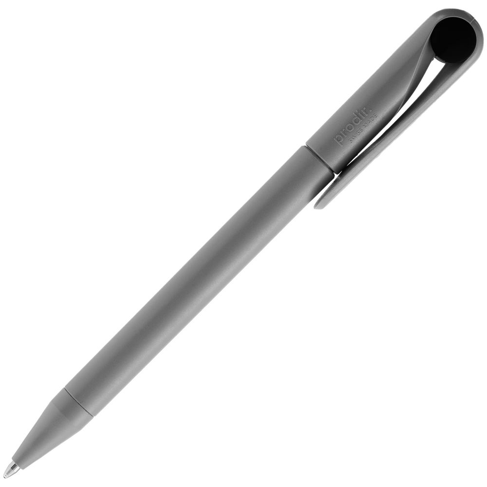Ручка шариковая Prodir DS1 TMM Dot, серая с черным / Миниатюра WWW (1000)