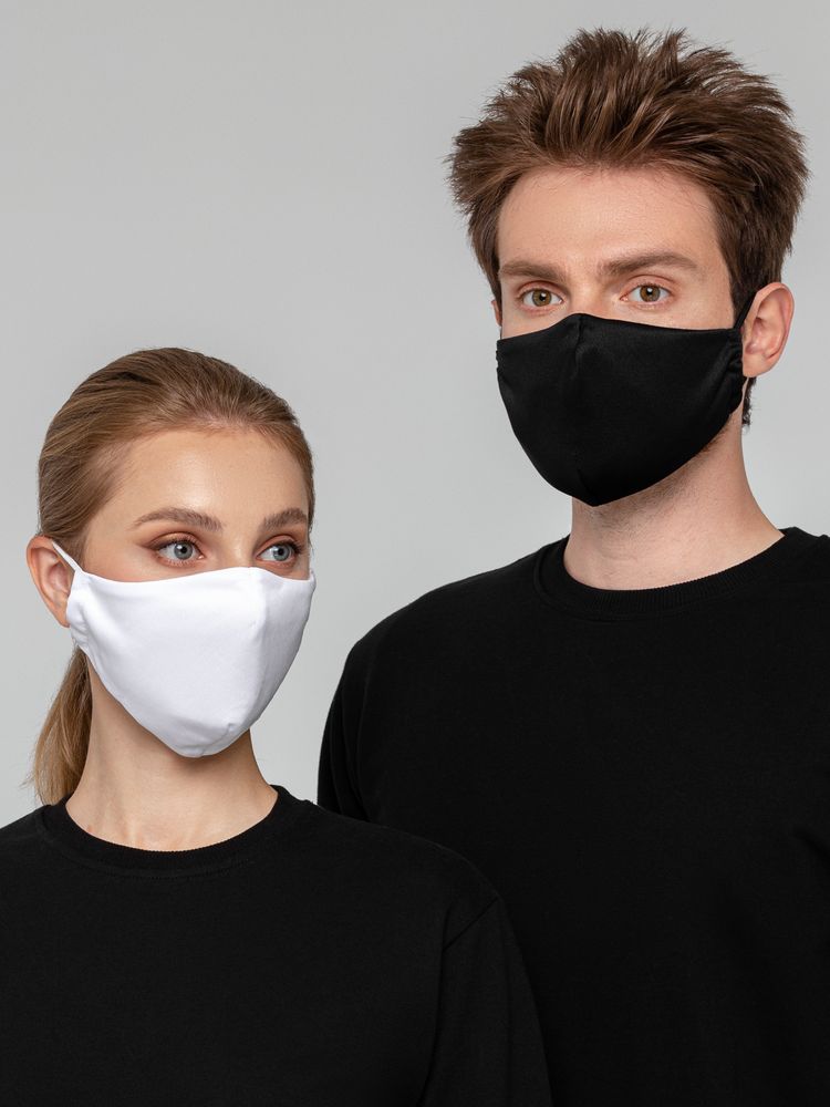 Маска для лица, белая / Миниатюра WWW (1000)