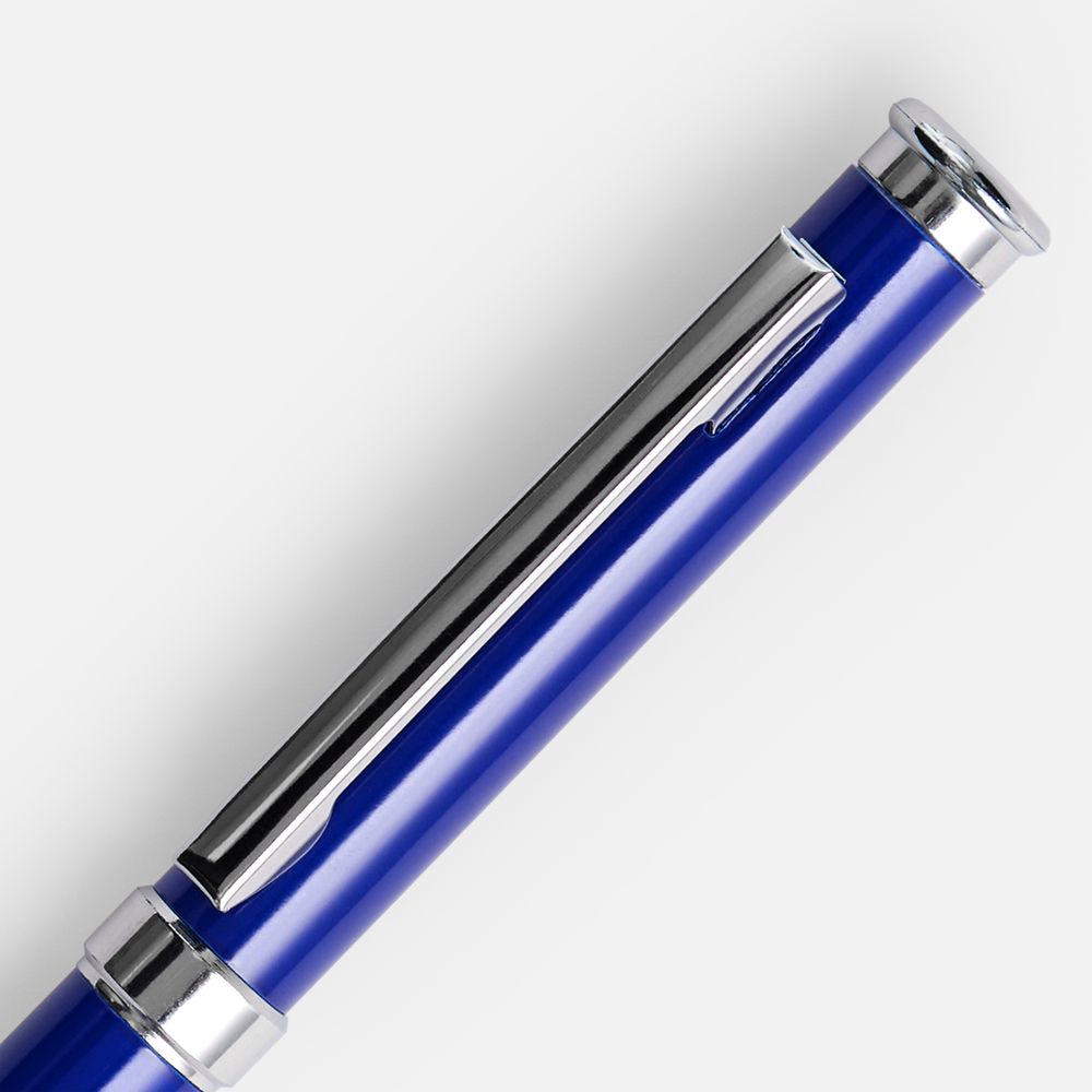 Ручка шариковая Finn Chrome, синяя / Миниатюра WWW (1000)