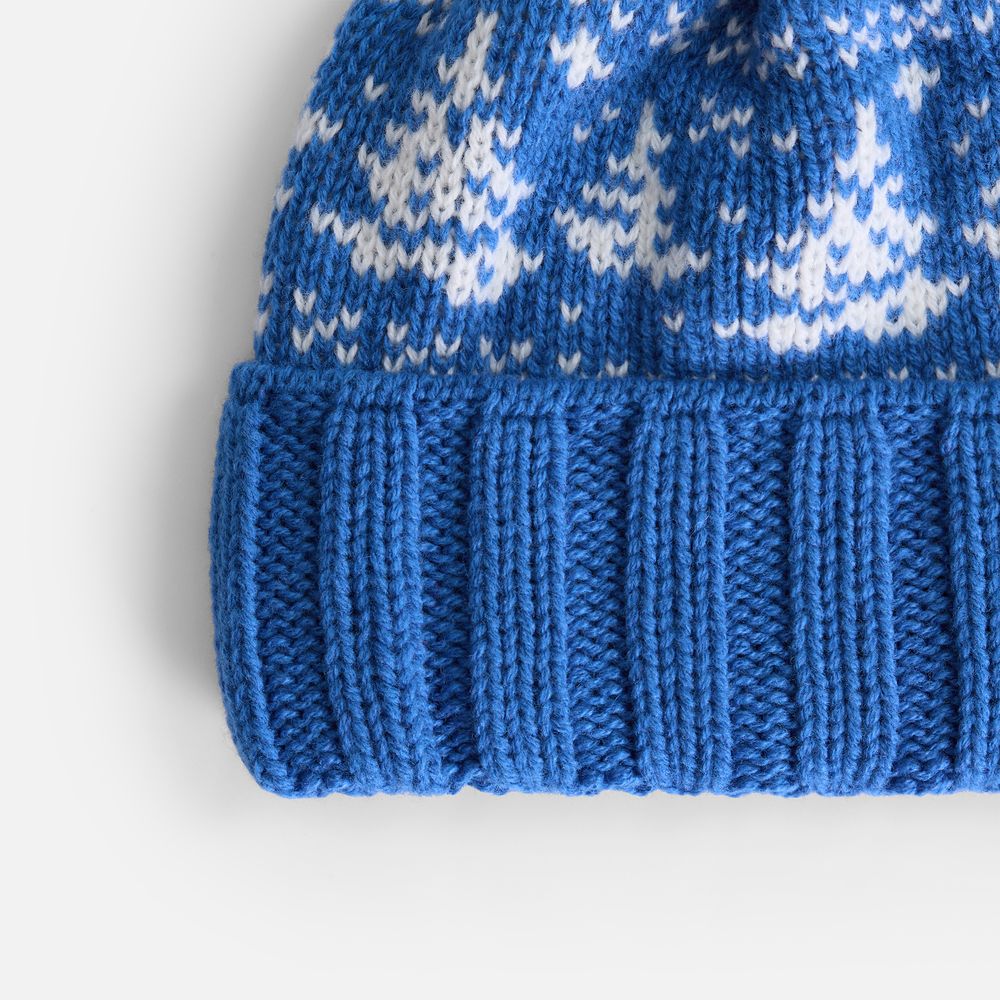 Шапка Holidale, синяя с молочным / Миниатюра WWW (1000)