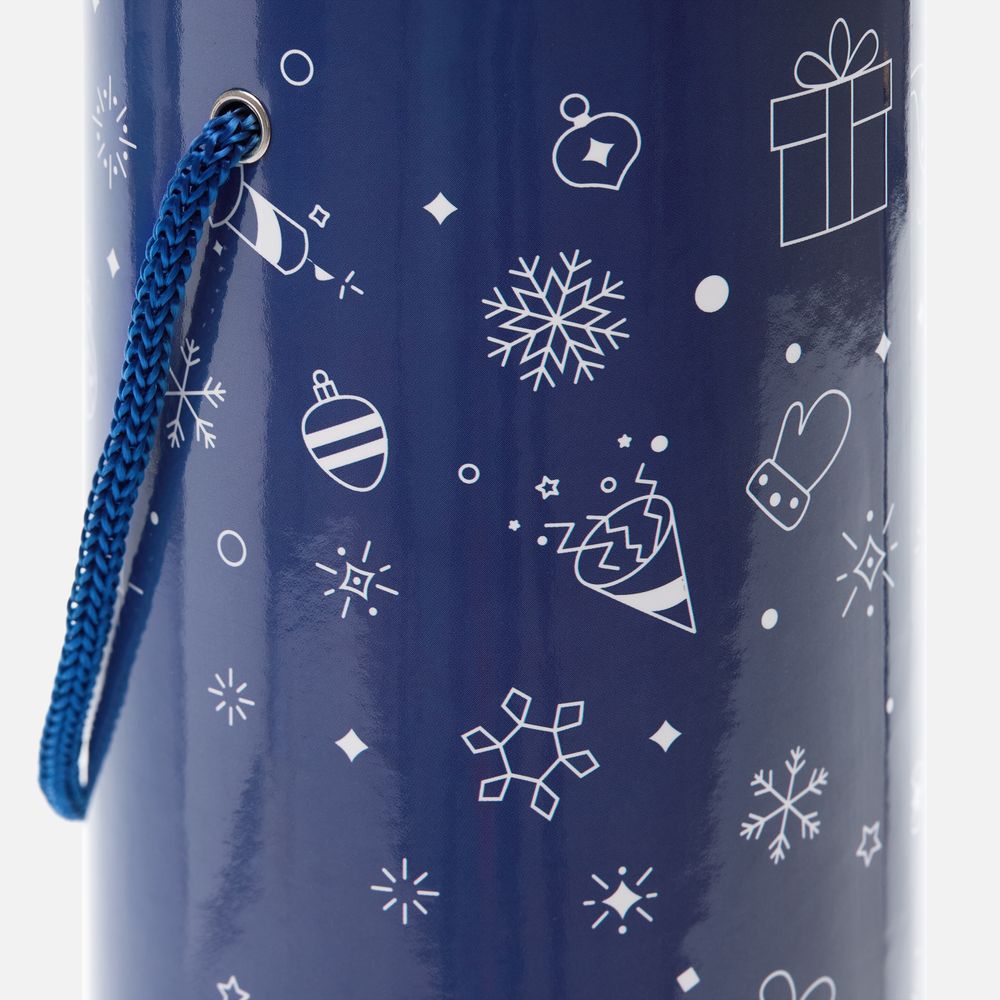 Тубус для бутылки Snowlace, синий / Миниатюра WWW (1000)