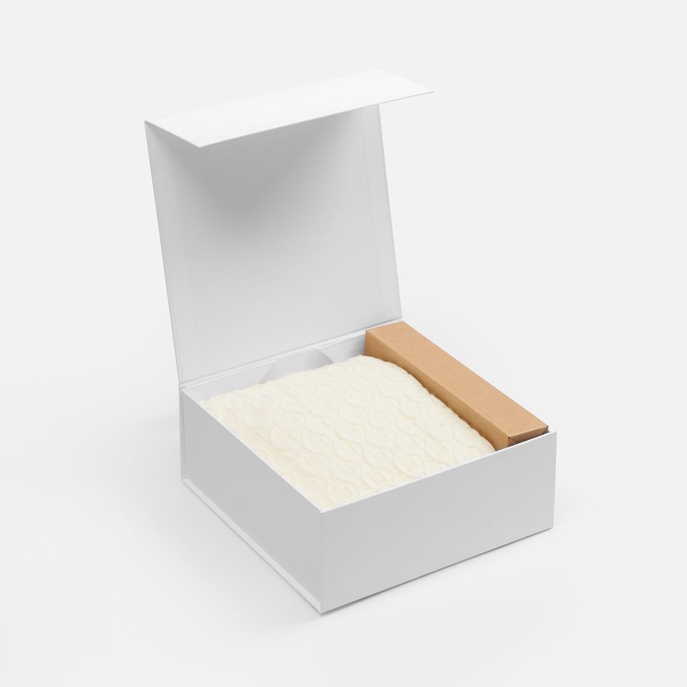 Коробка складная Quadra Fold, белая / Миниатюра WWW (1000)