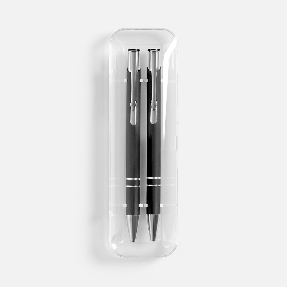 Набор из 2 ручек Keskus Soft Touch, черный / Миниатюра WWW (1000)