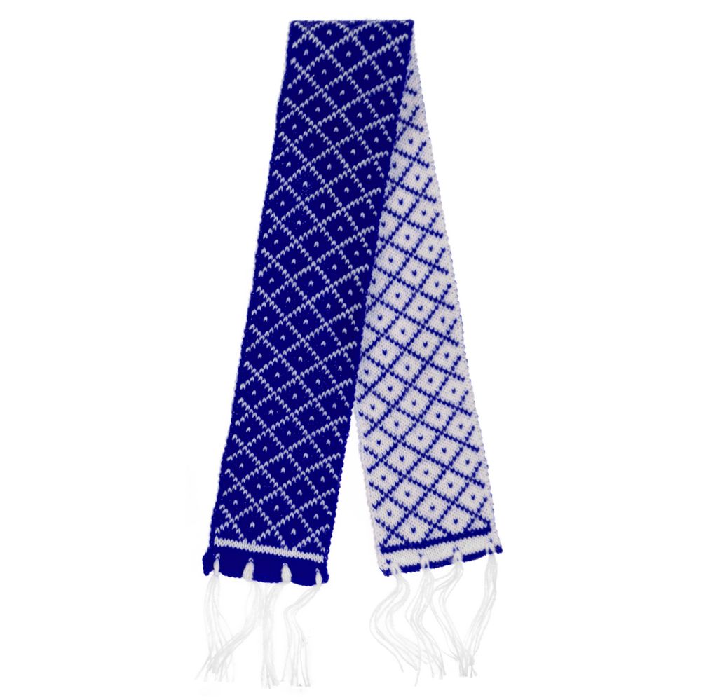 Вязаный шарфик Dress Cup, синий / Миниатюра WWW (1000)