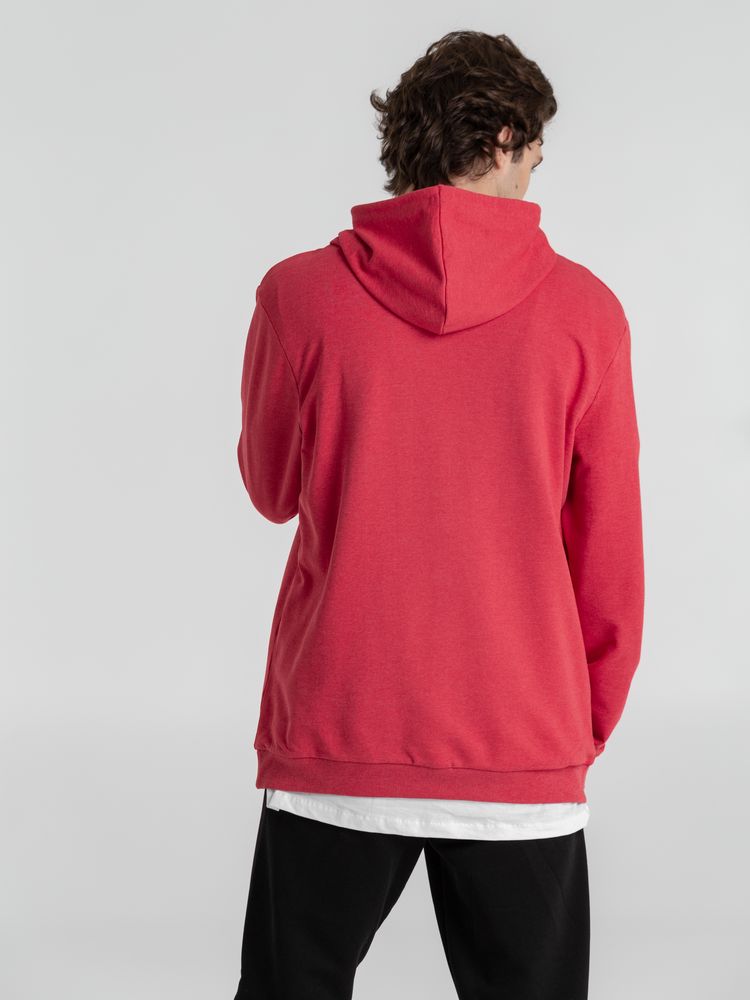 Толстовка с капюшоном унисекс Hoodie, красный меланж / Миниатюра WWW (1000)