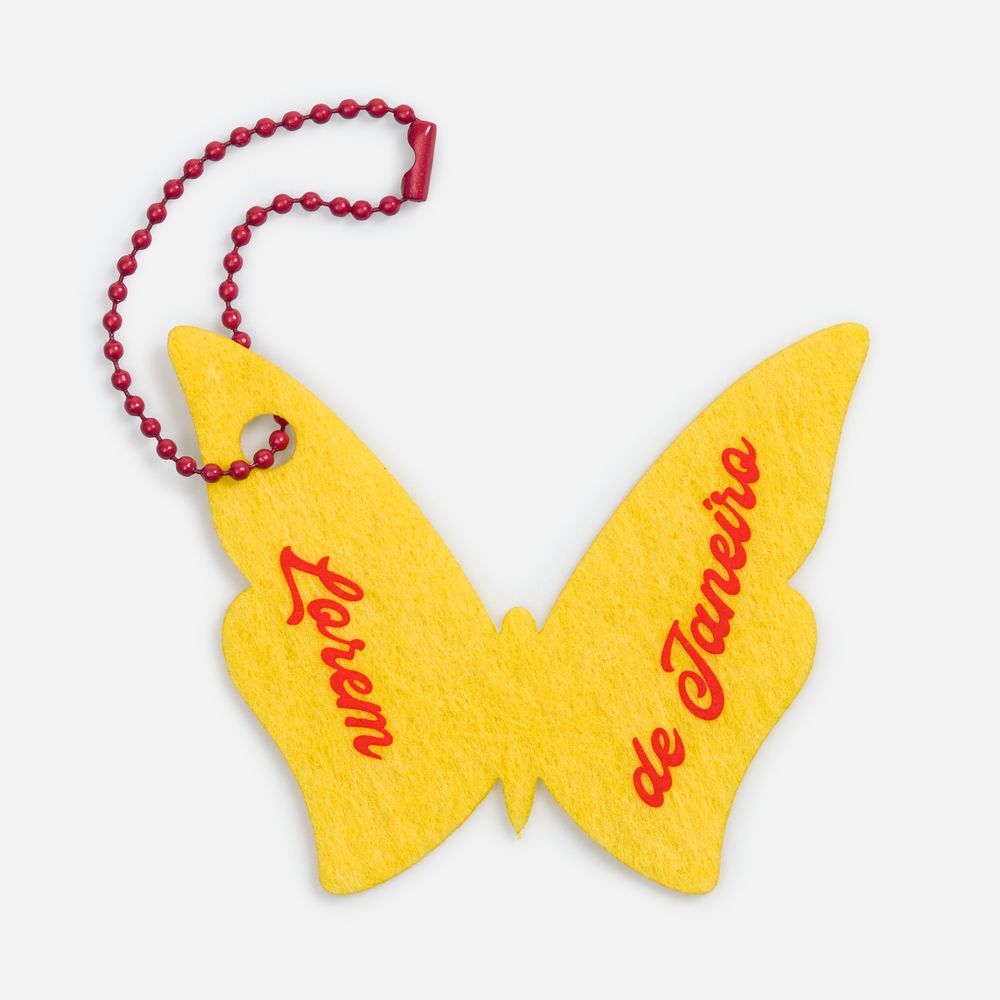 Шеврон из фетра Felt M, желтый / Миниатюра нанесения (1000)