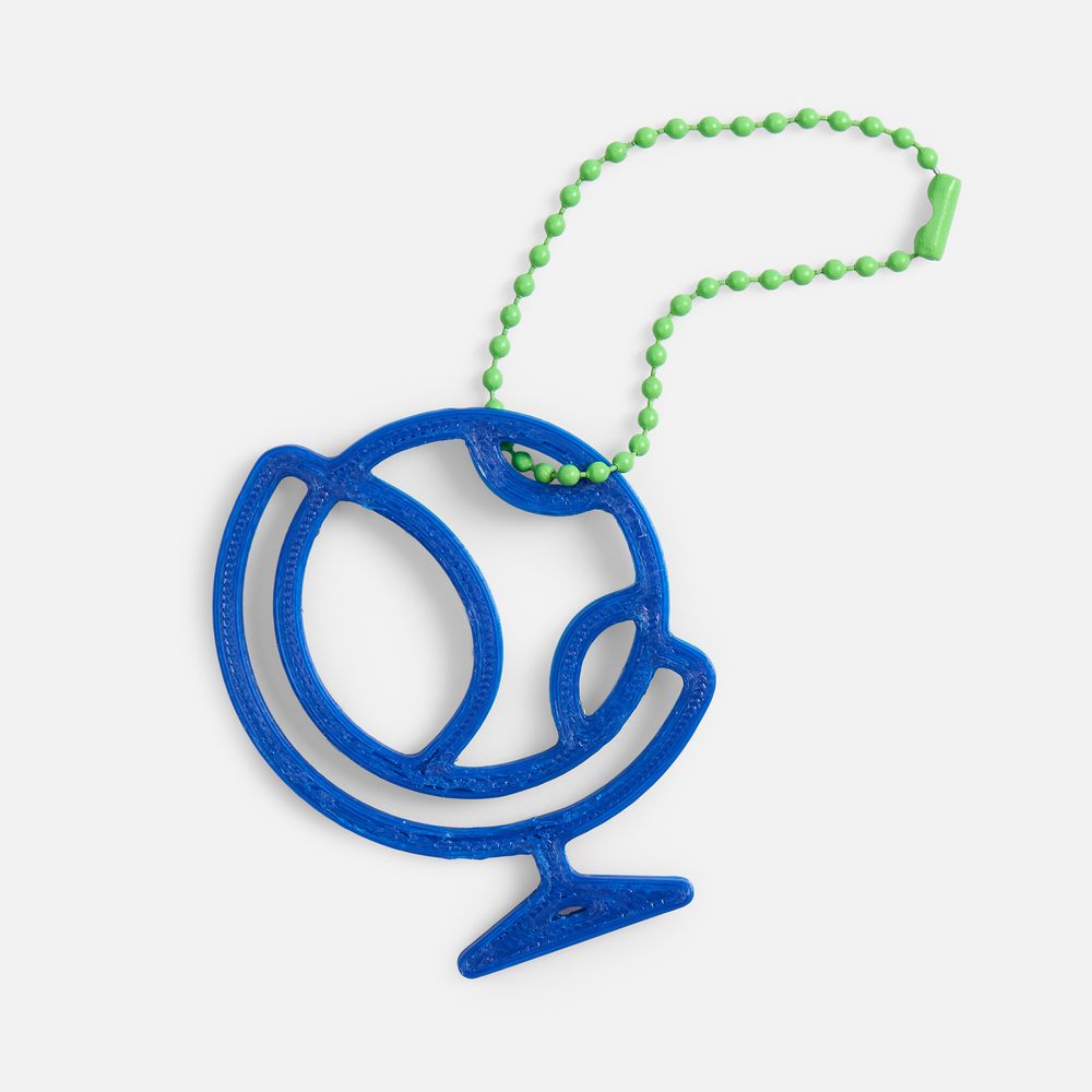 Подвеска Industry, 3D-печать на заказ, глобус / Миниатюра WWW (1000)