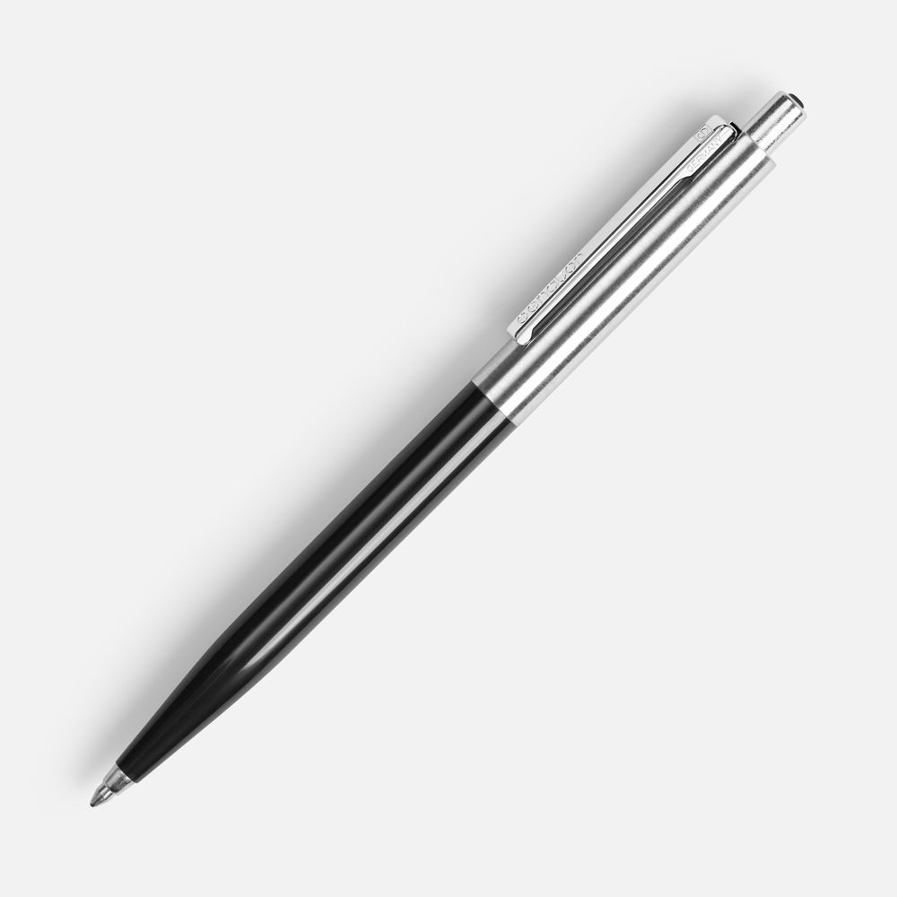 Ручка шариковая Senator Point Metal, ver.2, черная / Миниатюра WWW (1000)