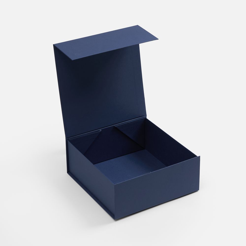 Коробка складная Quadra Fold, темно-синяя / Миниатюра WWW (1000)