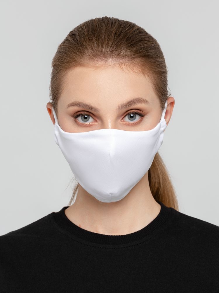 Маска для лица, белая / Миниатюра WWW (1000)