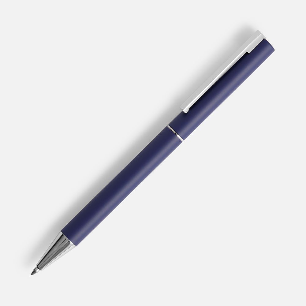 Ручка шариковая Blade Soft Touch, синяя / Миниатюра WWW (1000)