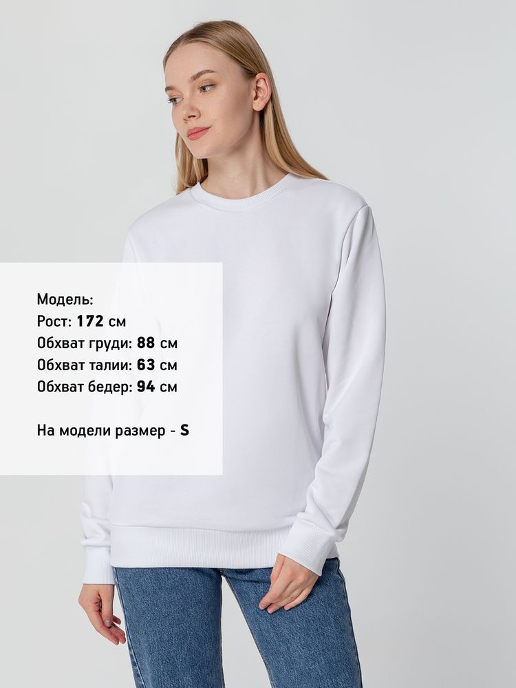 Свитшот унисекс Sublimatism, белый / Миниатюра WWW (1000)