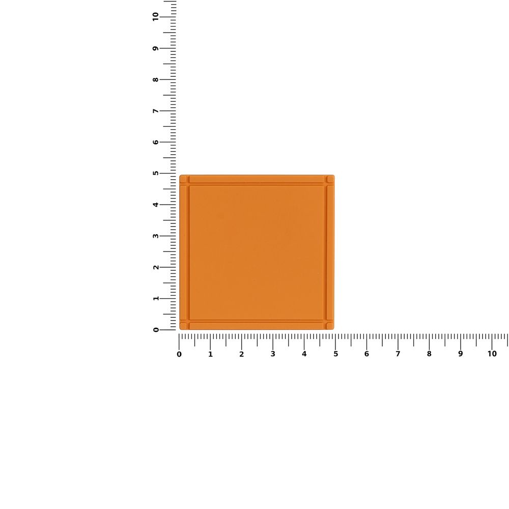 Лейбл из ПВХ Dzeta, L, оранжевый / Миниатюра WWW (1000)