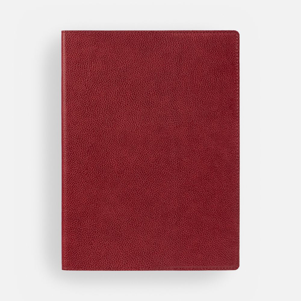 Ежедневник в суперобложке Brave Book, недатированный, красный / Миниатюра WWW (1000)