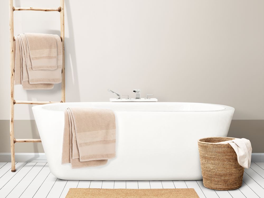 Полотенце Molan, большое, бежевое / Миниатюра WWW (1000)