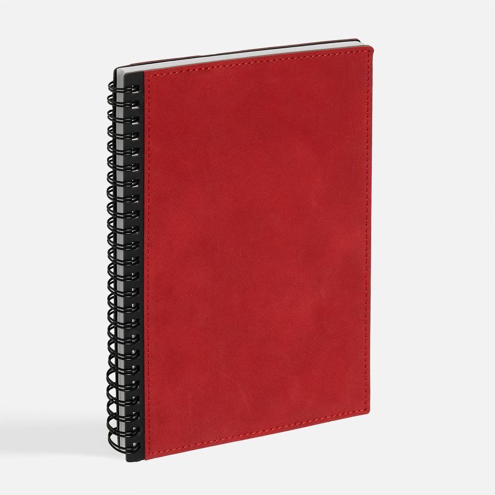 Ежедневник Notera, недатированный, красный / Миниатюра WWW (1000)