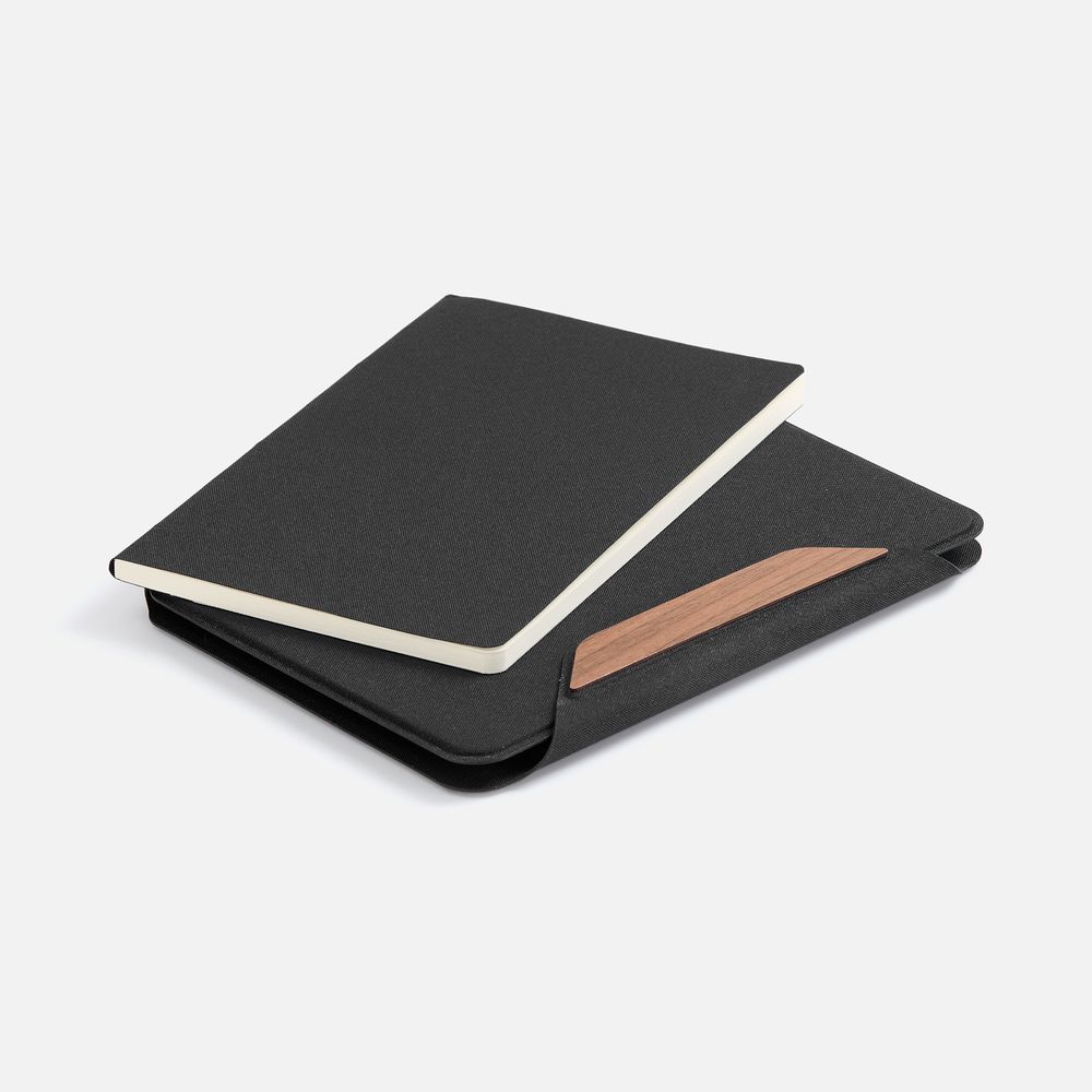 Папка с блокнотом Firmans Mini, черная / Миниатюра WWW (1000)