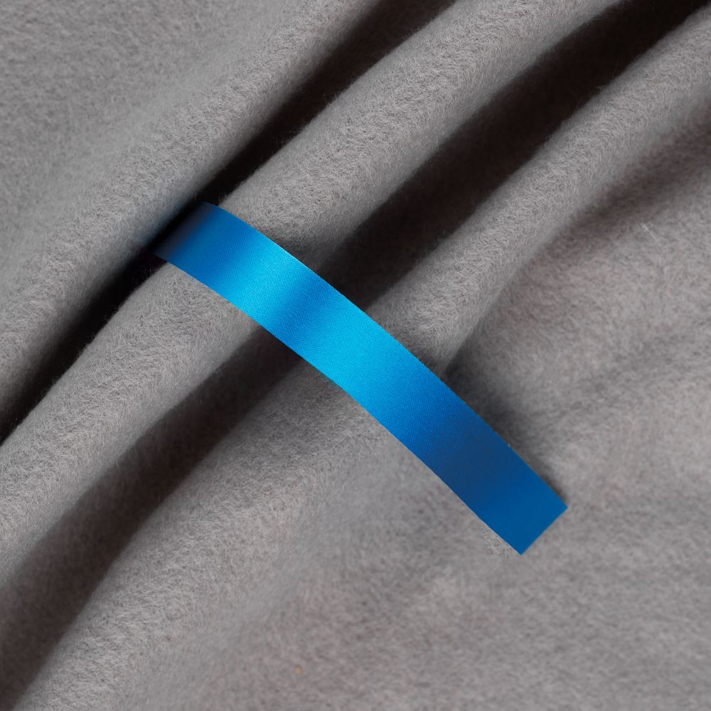 Лента сатиновая Satin 10 S, голубая, 20 см / Миниатюра WWW (1000)