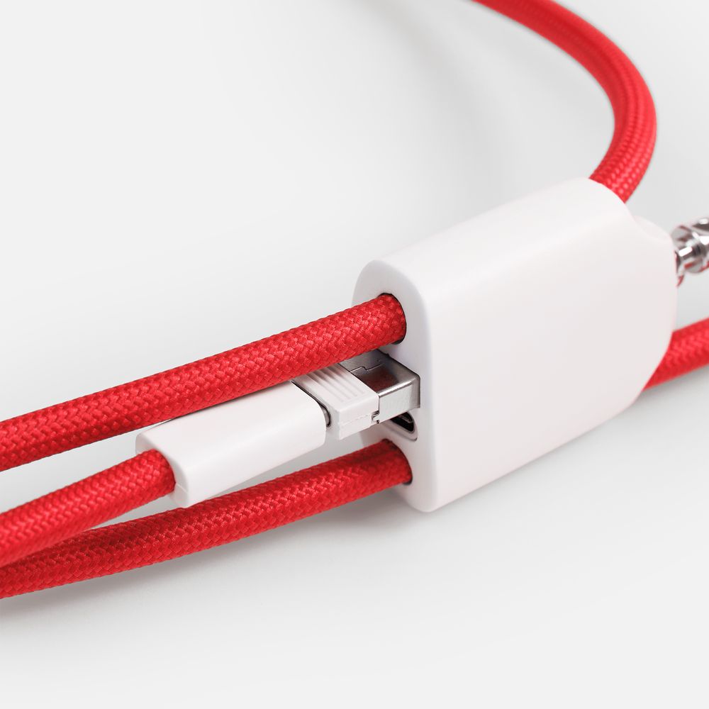 Кабель-ланьярд energyFlex Pro, красный / Миниатюра WWW (1000)