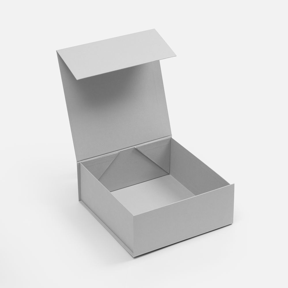 Коробка складная Quadra Fold, серая / Миниатюра WWW (1000)