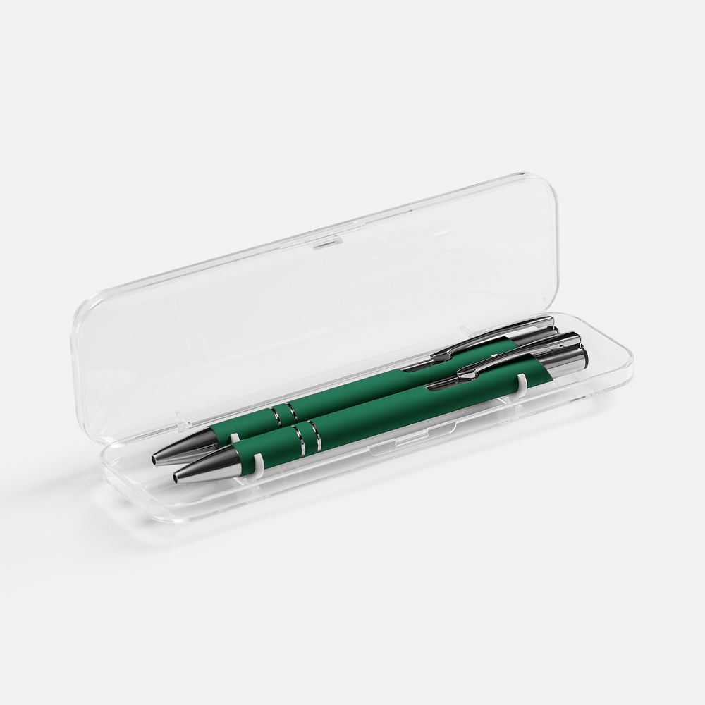 Набор из 2 ручек Keskus Soft Touch, зеленый / Миниатюра WWW (1000)