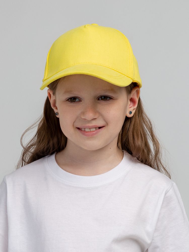 Бейсболка детская Standard Kids, желтая / Миниатюра WWW (1000)