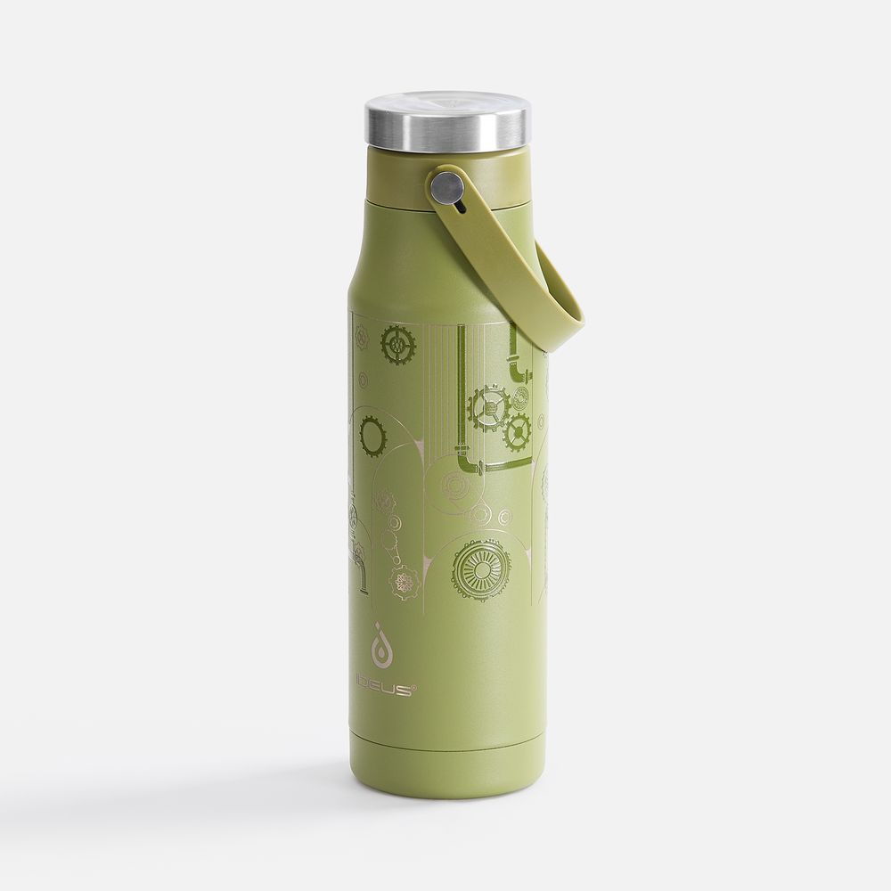 Термобутылка Tateyama, зеленая / Миниатюра нанесения (1000)