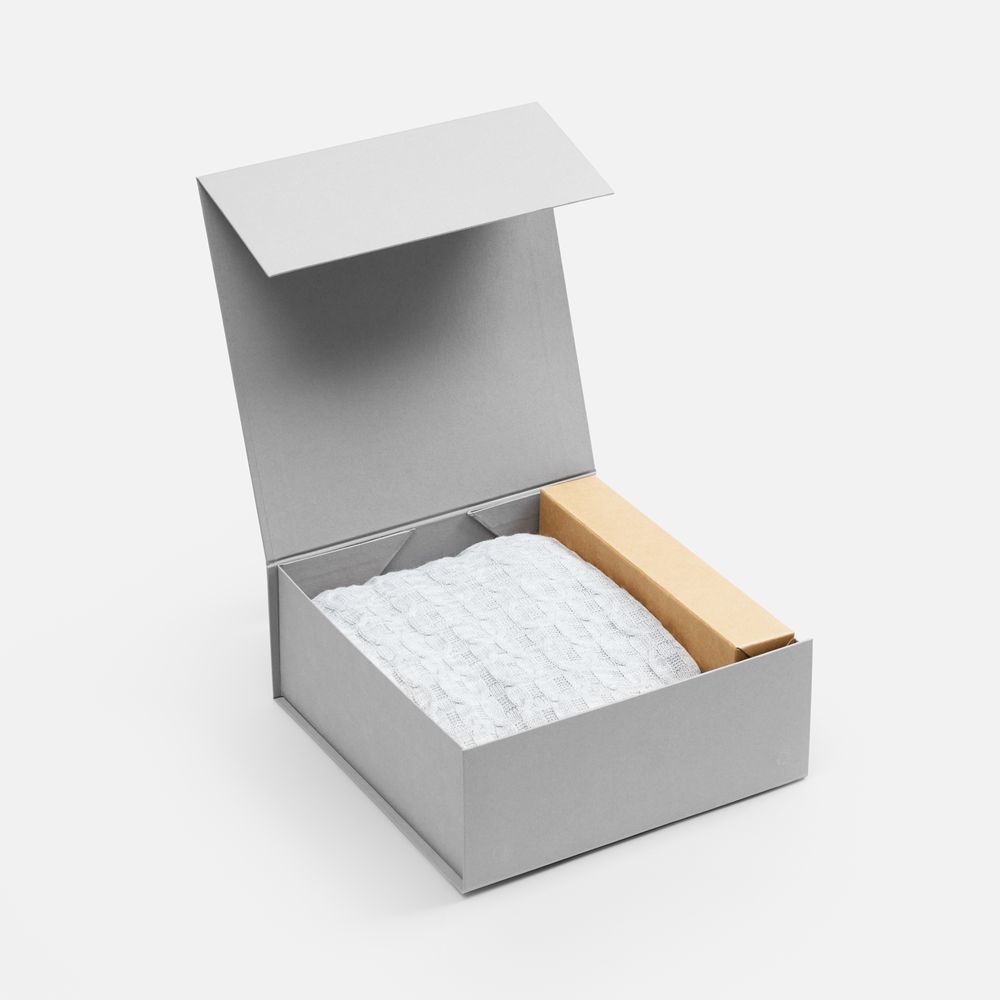 Коробка складная Quadra Fold, серая / Миниатюра WWW (1000)