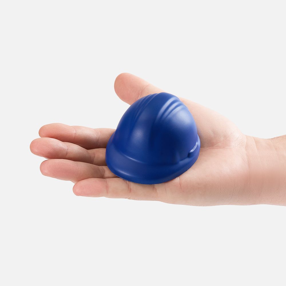 Антистресс «Каска», синий / Миниатюра WWW (1000)