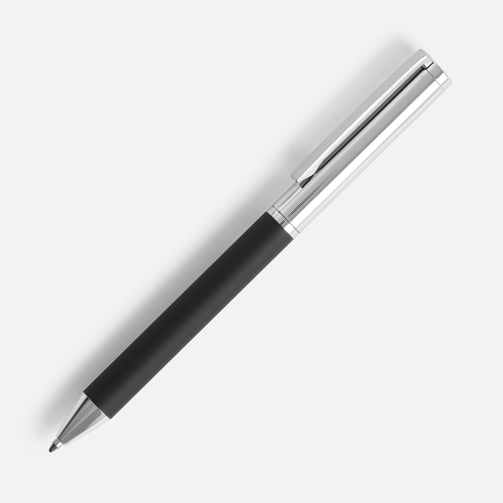 Ручка шариковая Eyeshot Soft Touch, черная / Миниатюра WWW (1000)