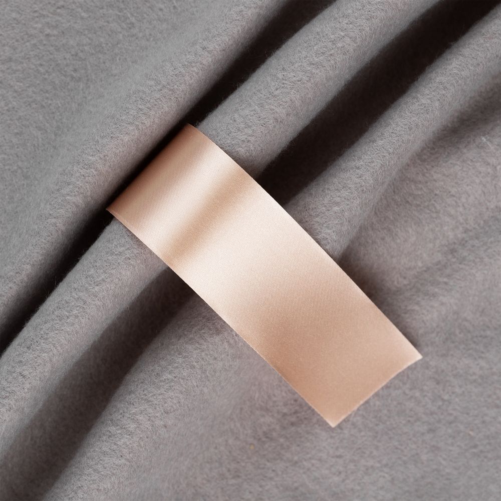 Лента сатиновая Satin 35 XXL, светло-бежевая, 220 см / Миниатюра WWW (1000)