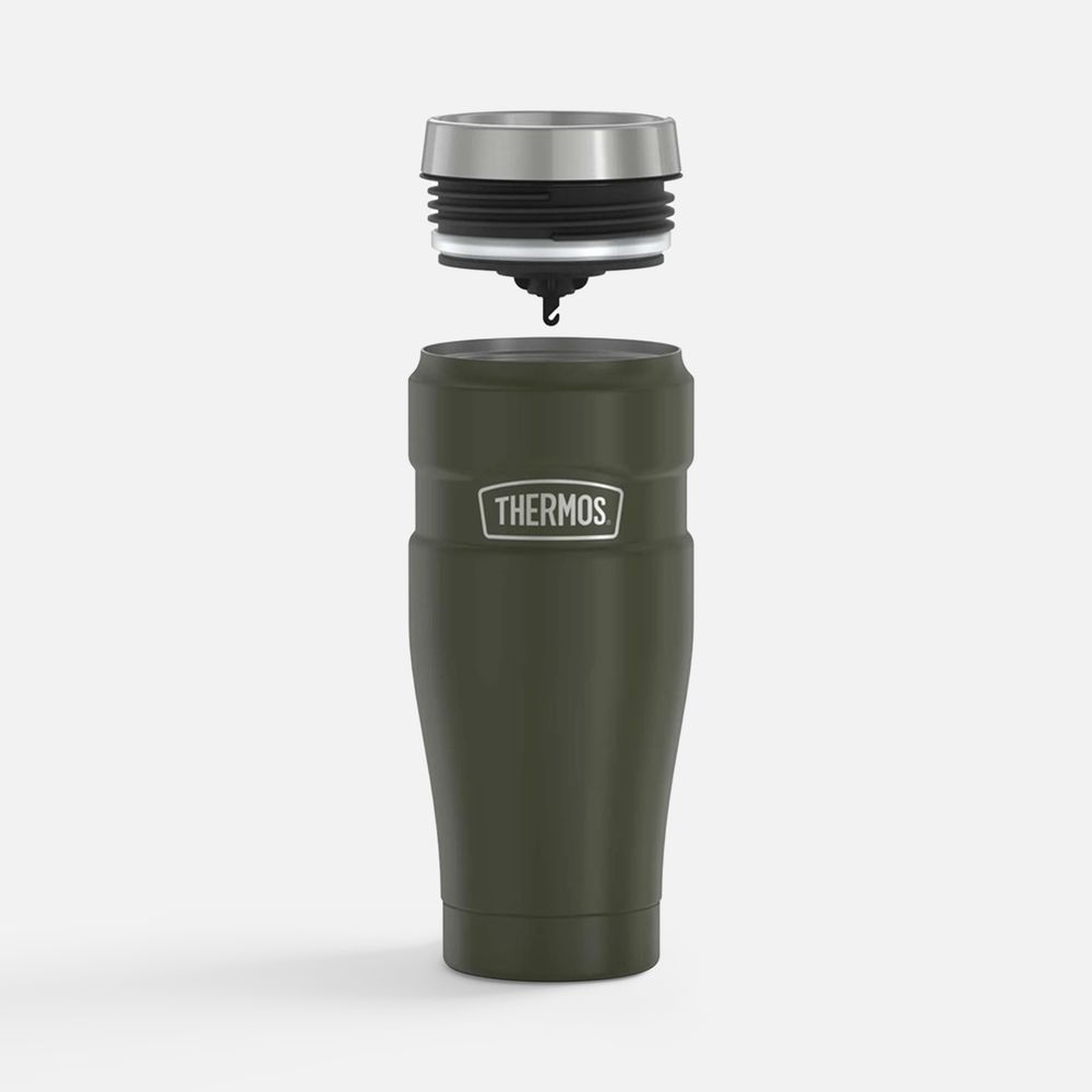 Термокружка King 470, хаки / Миниатюра WWW (1000)