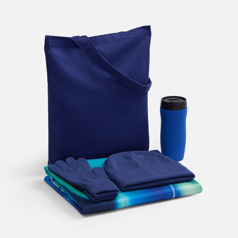 Набор «Северное сиятельство», синий / Миниатюра WWW (1000)