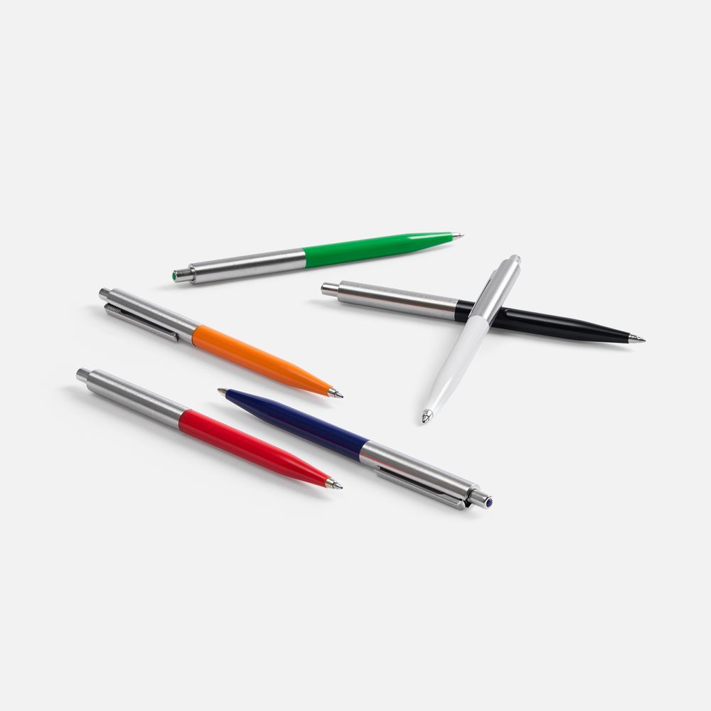 Ручка шариковая Senator Point Metal, ver.2, черная / Миниатюра WWW (1000)
