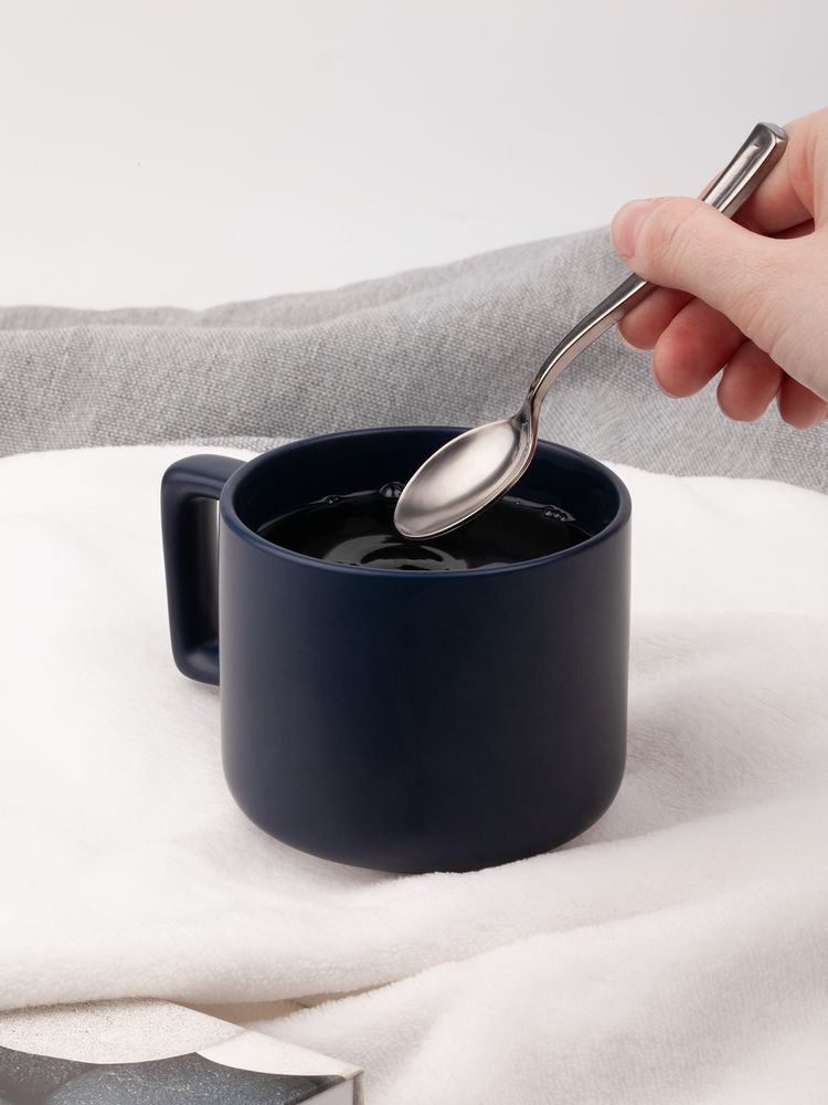 Чашка Jumbo в коробке матовая, темно-синяя / Миниатюра имиджевого (1000)